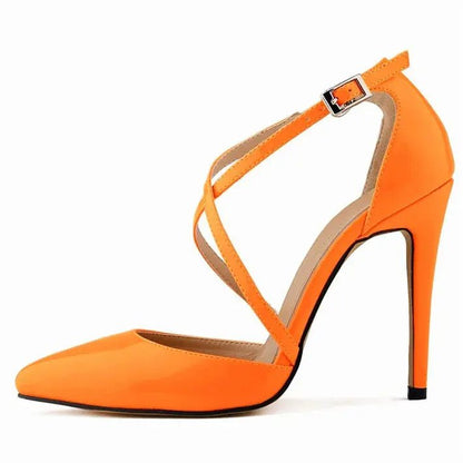 D'orsay heel with ankle strap - Dikova