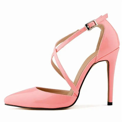 D'orsay heel with ankle strap - Dikova