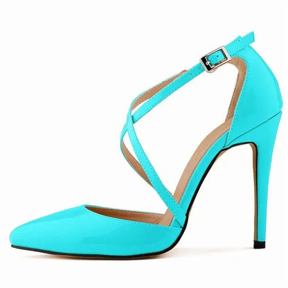 D'orsay heel with ankle strap - Dikova