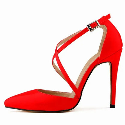 D'orsay heel with ankle strap - Dikova