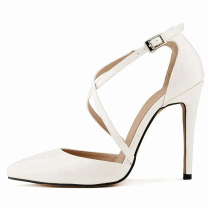 D'orsay heel with ankle strap - Dikova
