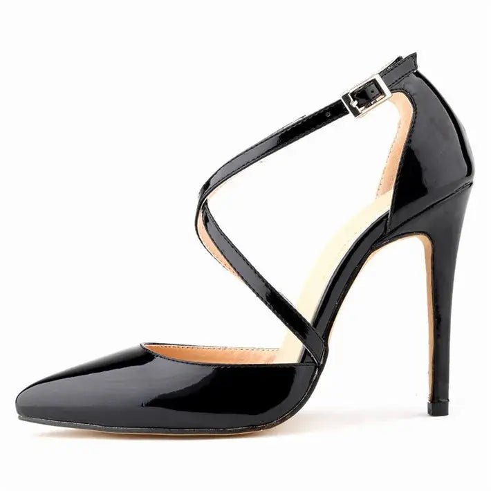 D'orsay heel with ankle strap - Dikova