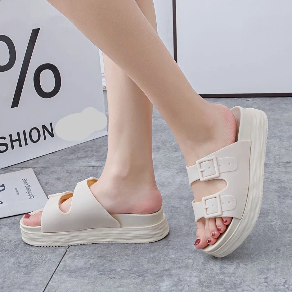 Double strap platform sandals women - Dikova
