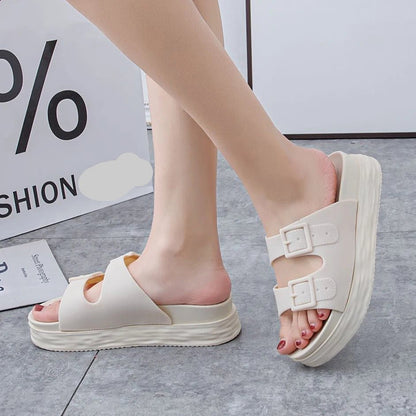 Double strap platform sandals women - Dikova