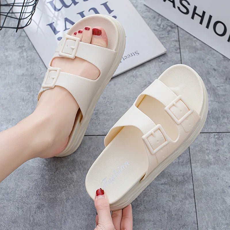 Double strap platform sandals women - Dikova