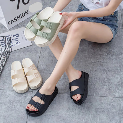 Double strap platform sandals women - Dikova