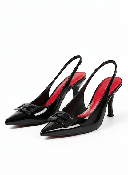 Kitten Thin High ankle strap heels Heels - Dikova