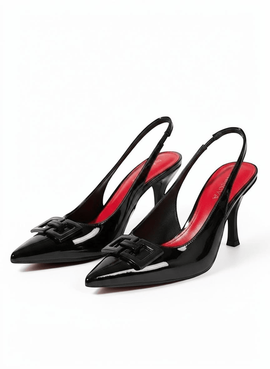 Kitten Thin High ankle strap heels Heels - Dikova
