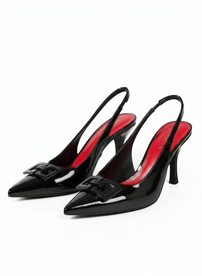 Kitten Thin High ankle strap heels Heels - Dikova