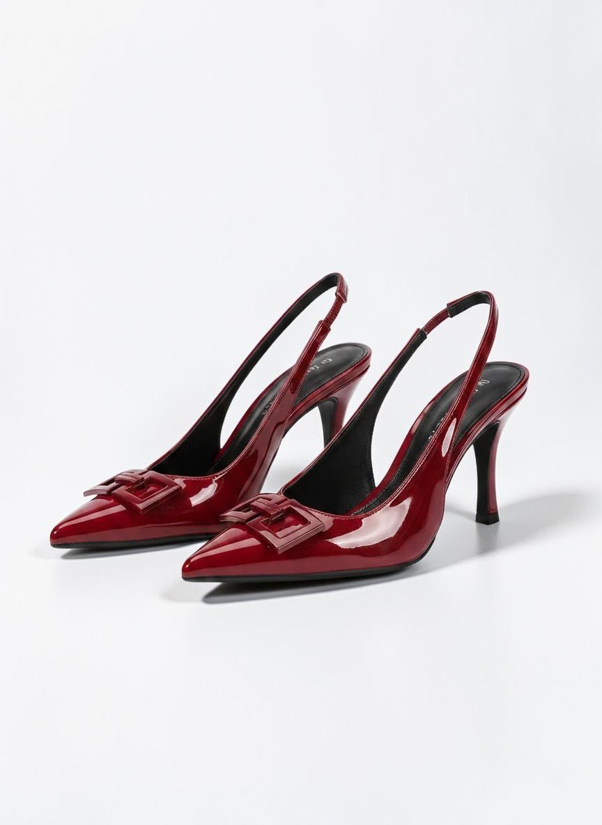 Kitten Thin High ankle strap heels Heels - Dikova