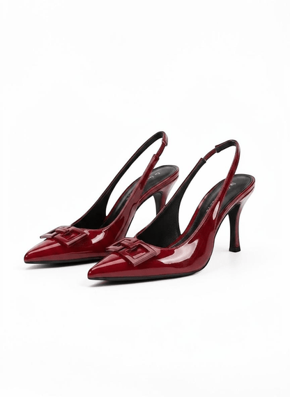 Kitten Thin High ankle strap heels Heels - Dikova