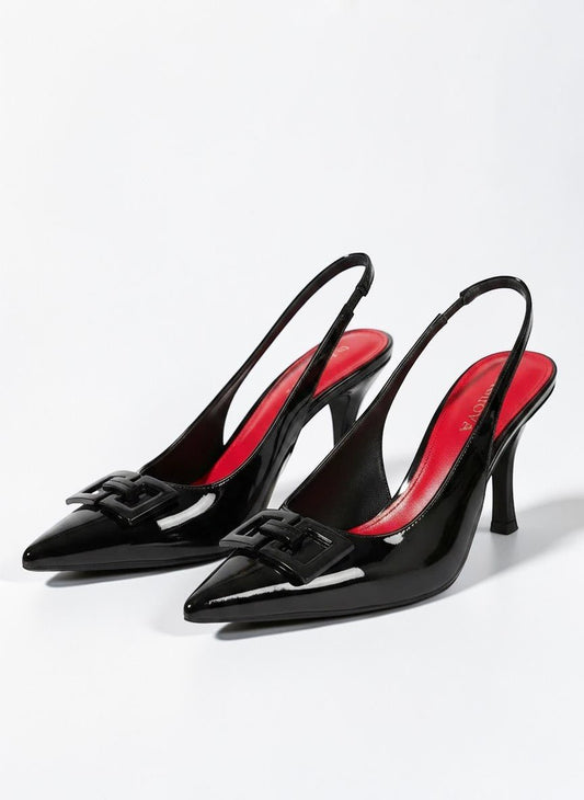 Kitten Thin High ankle strap heels Heels - Dikova