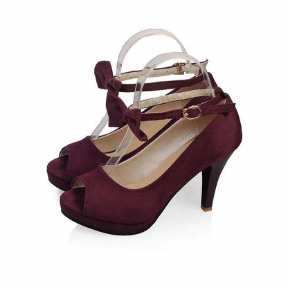 Lavender Ankle Strap Heel - Dikova