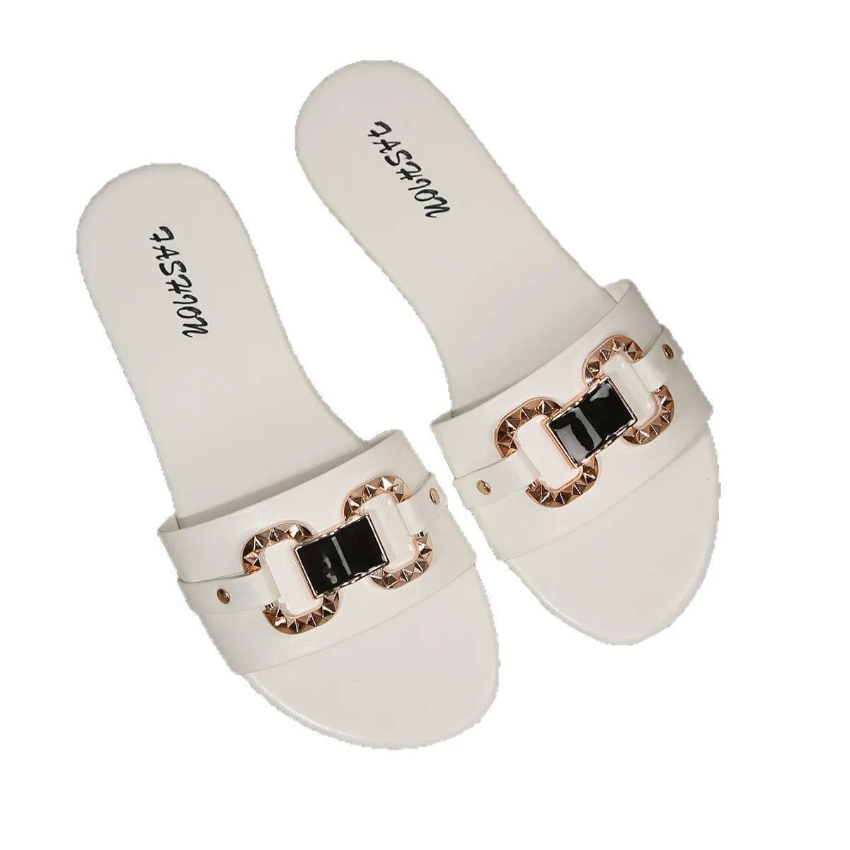 Leather buckle slide - Dikova
