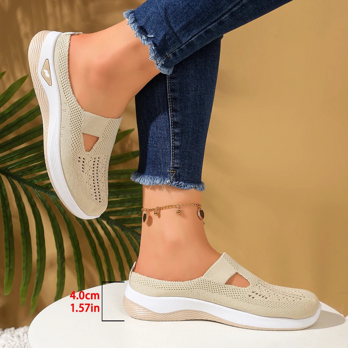 Mesh slip on mule sneakers - Dikova
