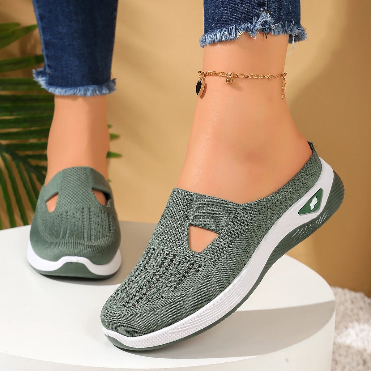 Mesh slip on mule sneakers - Dikova