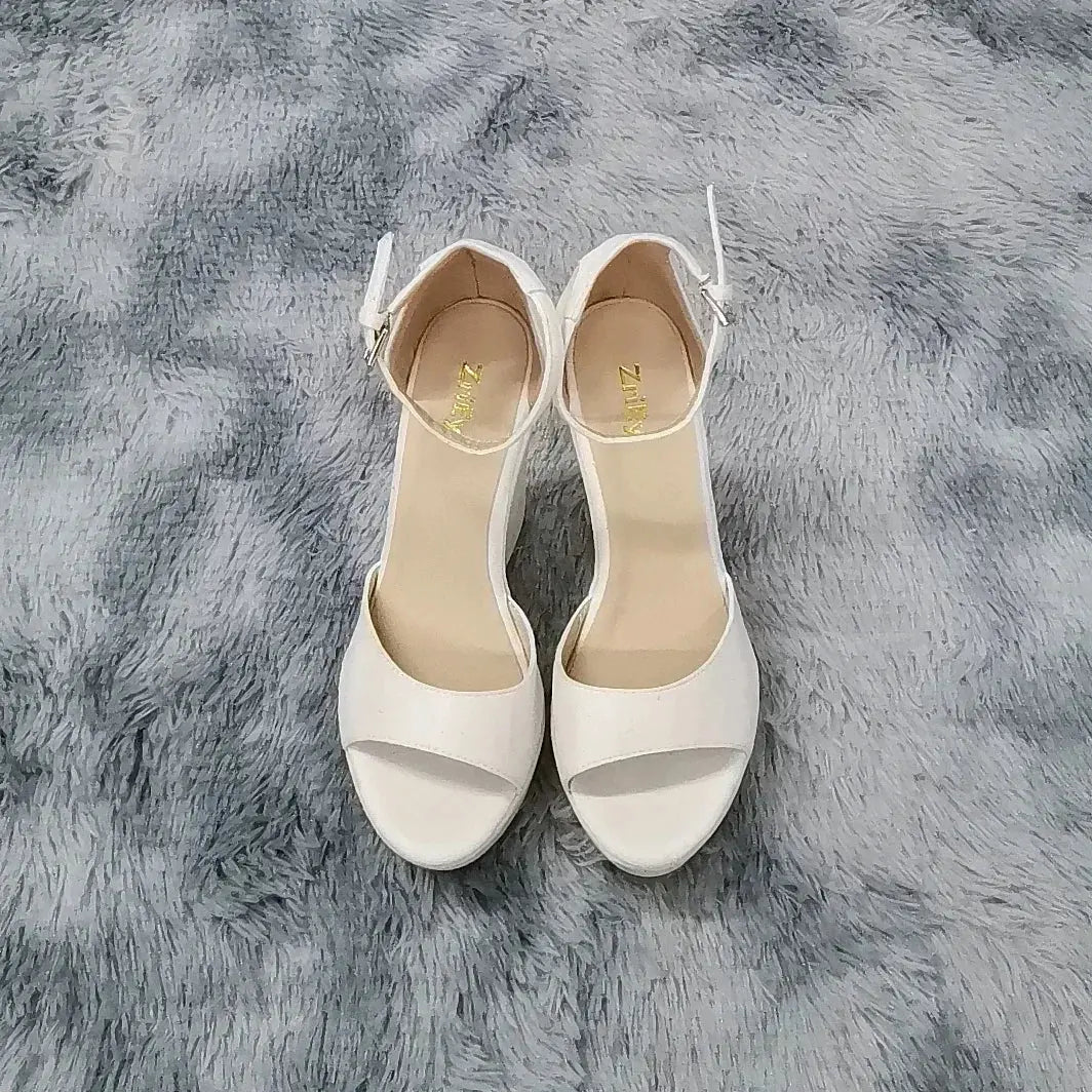 Nude ankle strap heel - Dikova