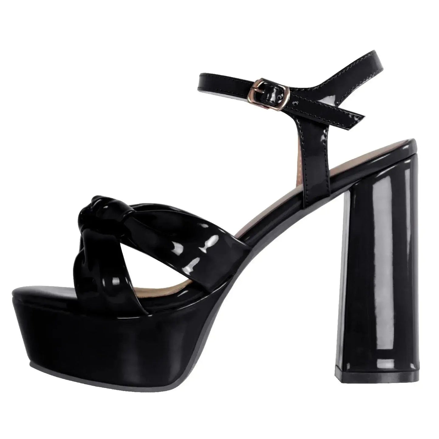 Off White Ankle Strap Heel - Dikova