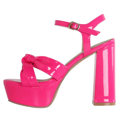 Off White Ankle Strap Heel - Dikova