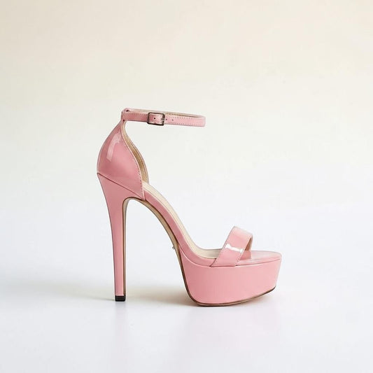 Pink ankle strap high heel - Dikova