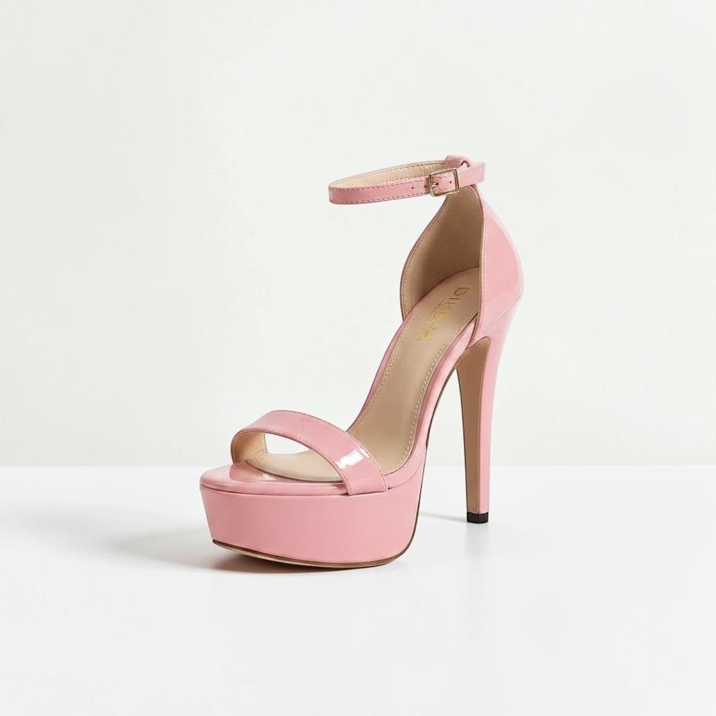 Pink ankle strap high heel - Dikova
