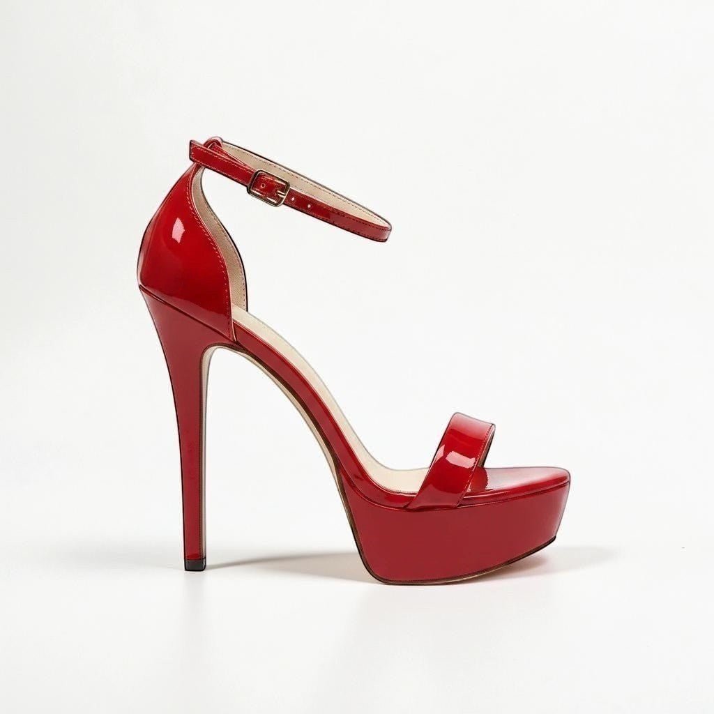 Pink ankle strap high heel - Dikova