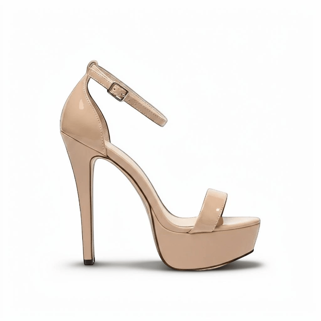 Pink ankle strap high heel - Dikova