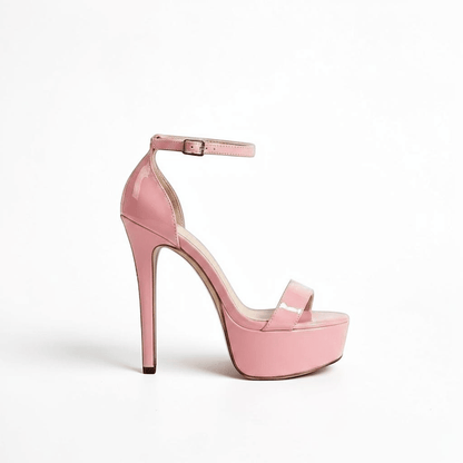Pink ankle strap high heel - Dikova