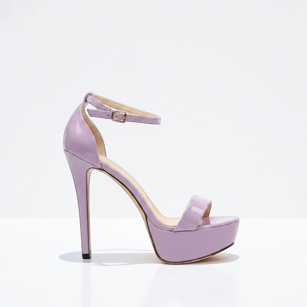 Pink ankle strap high heel - Dikova