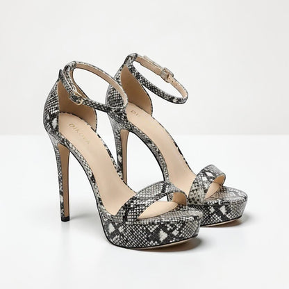 Pink ankle strap high heel - Dikova
