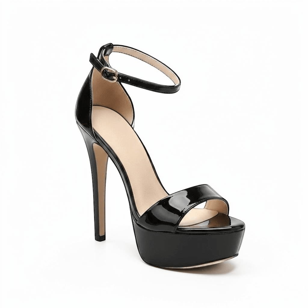 Pink ankle strap high heel - Dikova