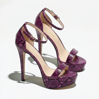 Pink ankle strap high heel - Dikova