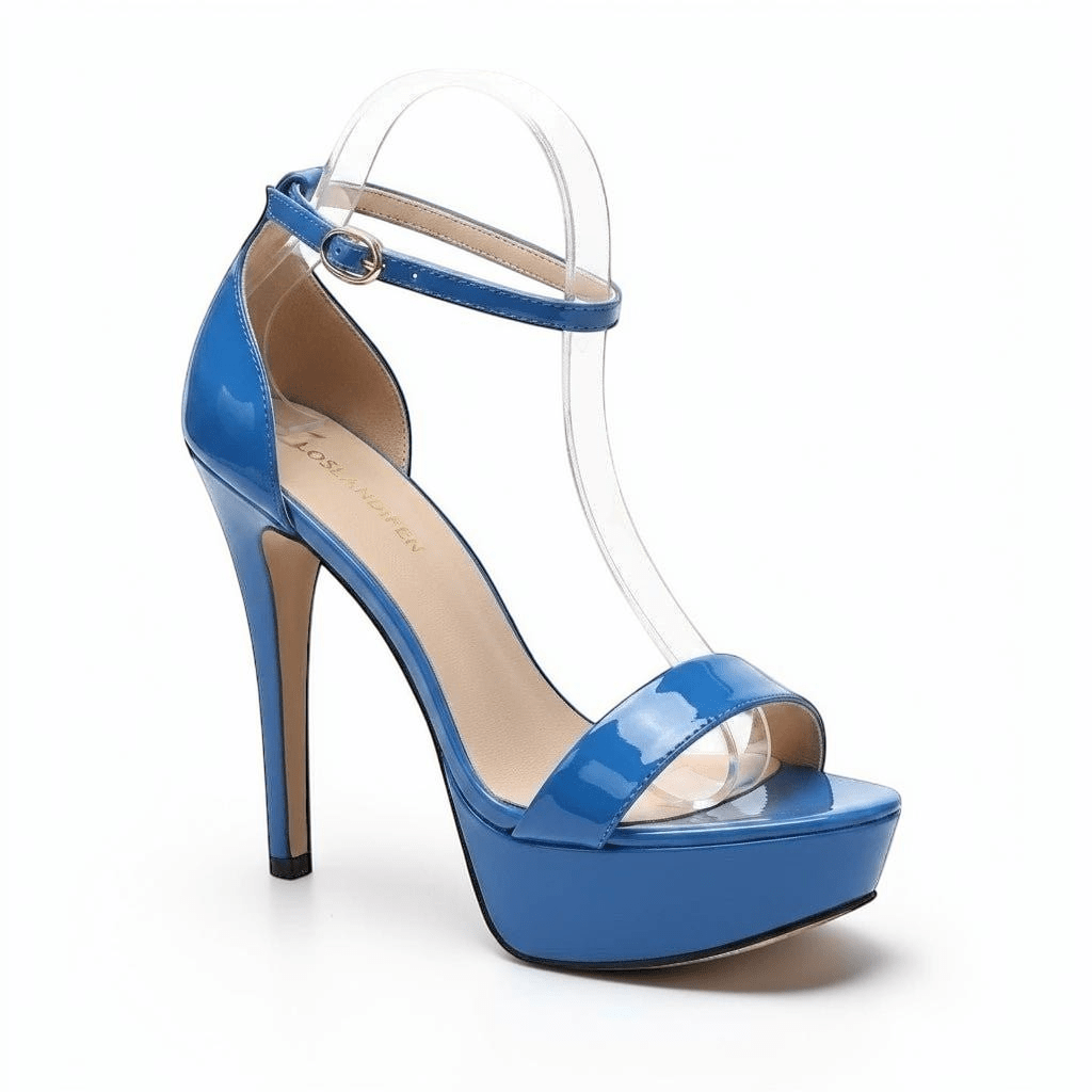 Pink ankle strap high heel - Dikova