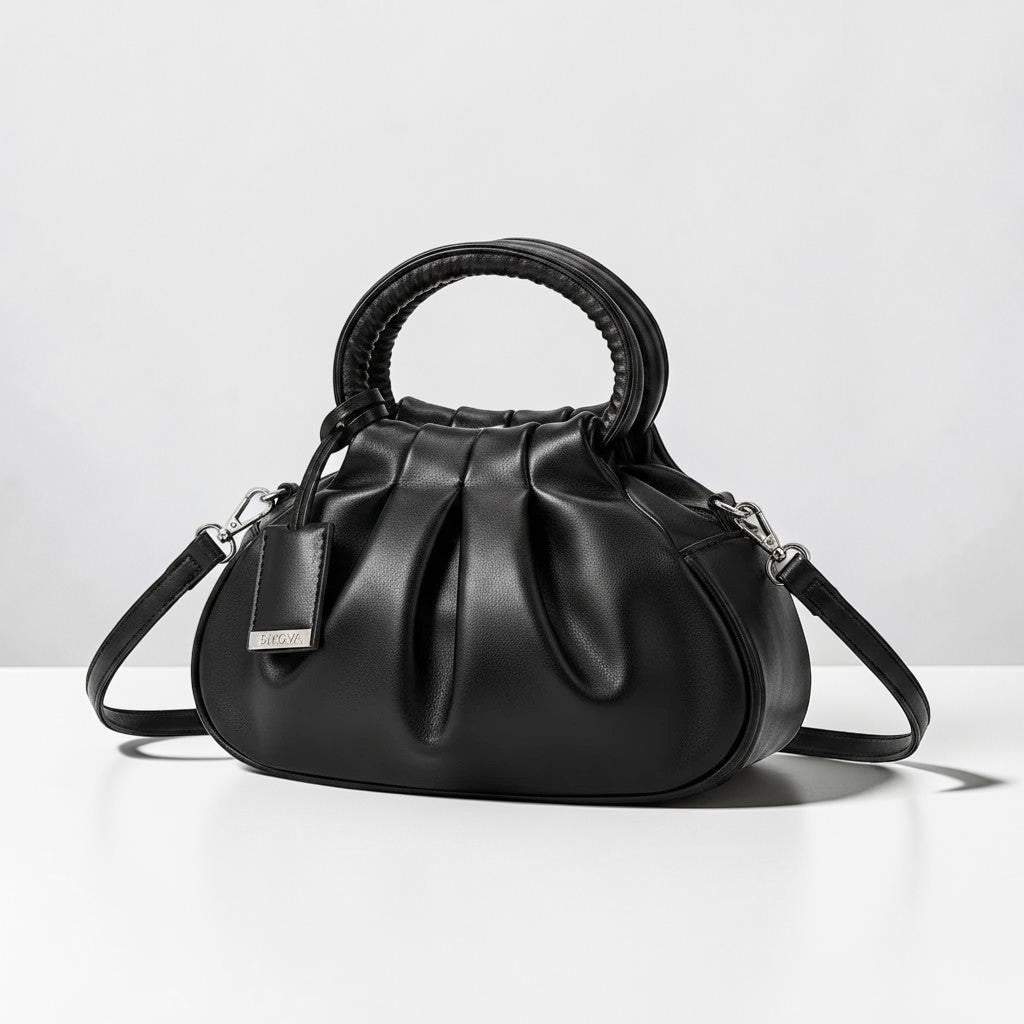 Pleated Everyday Shoulder Bag - Dikova