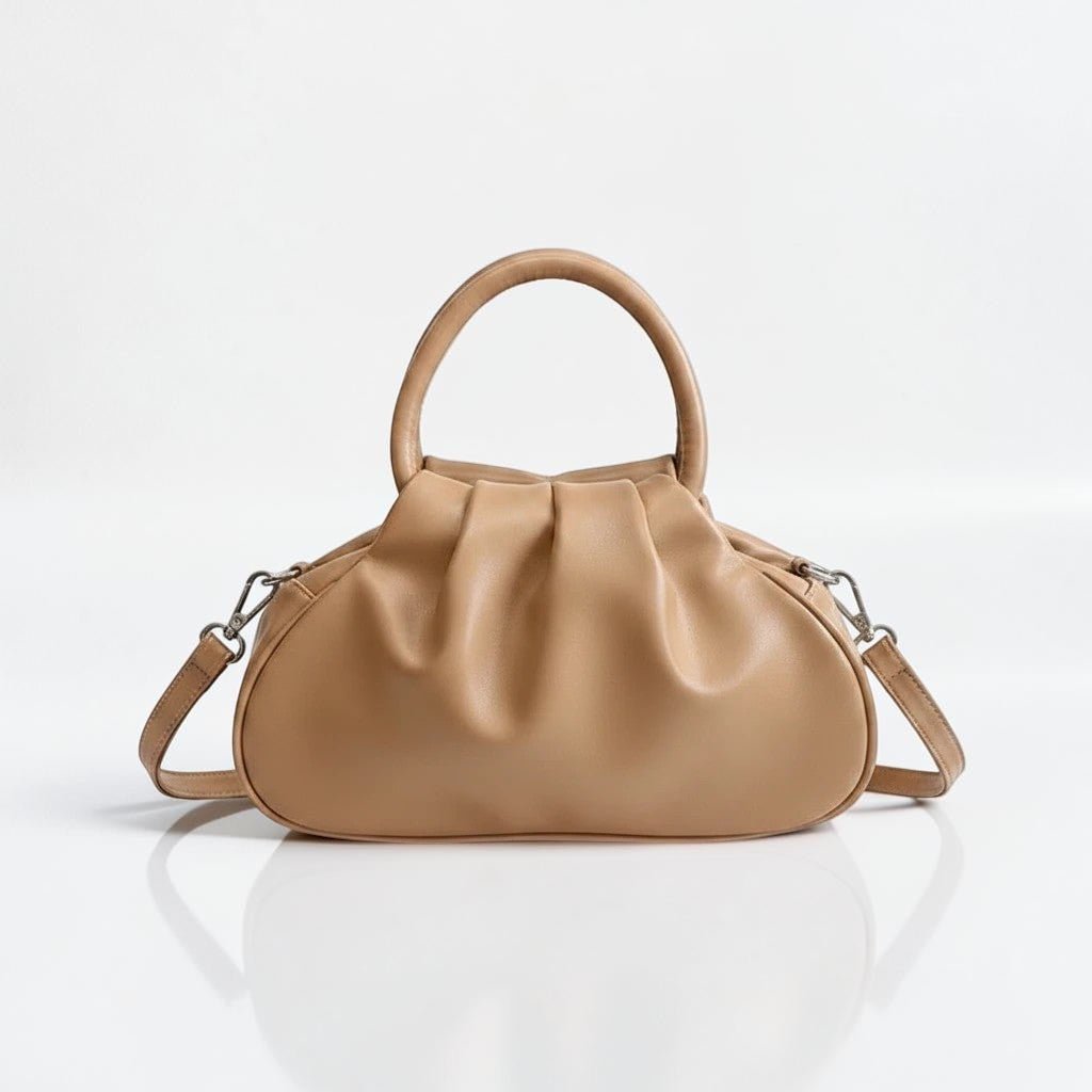 Pleated Everyday Shoulder Bag - Dikova