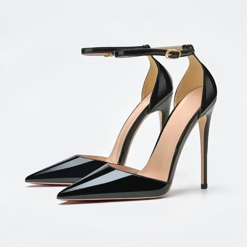 Pointed toe ankle strap heel - Dikova