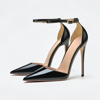 Pointed toe ankle strap heel - Dikova