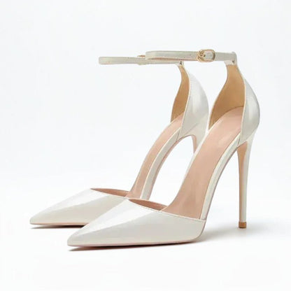 Pointed toe ankle strap heel - Dikova