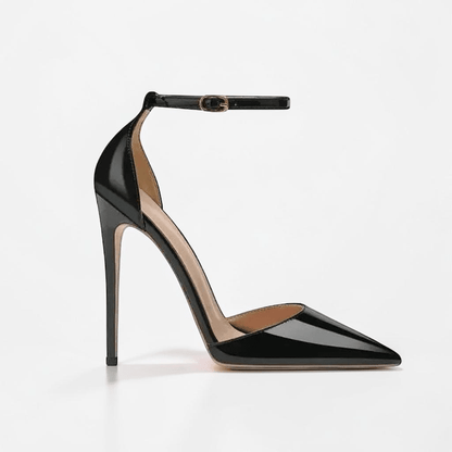 Pointed toe ankle strap heel - Dikova