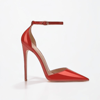Pointed toe ankle strap heel - Dikova