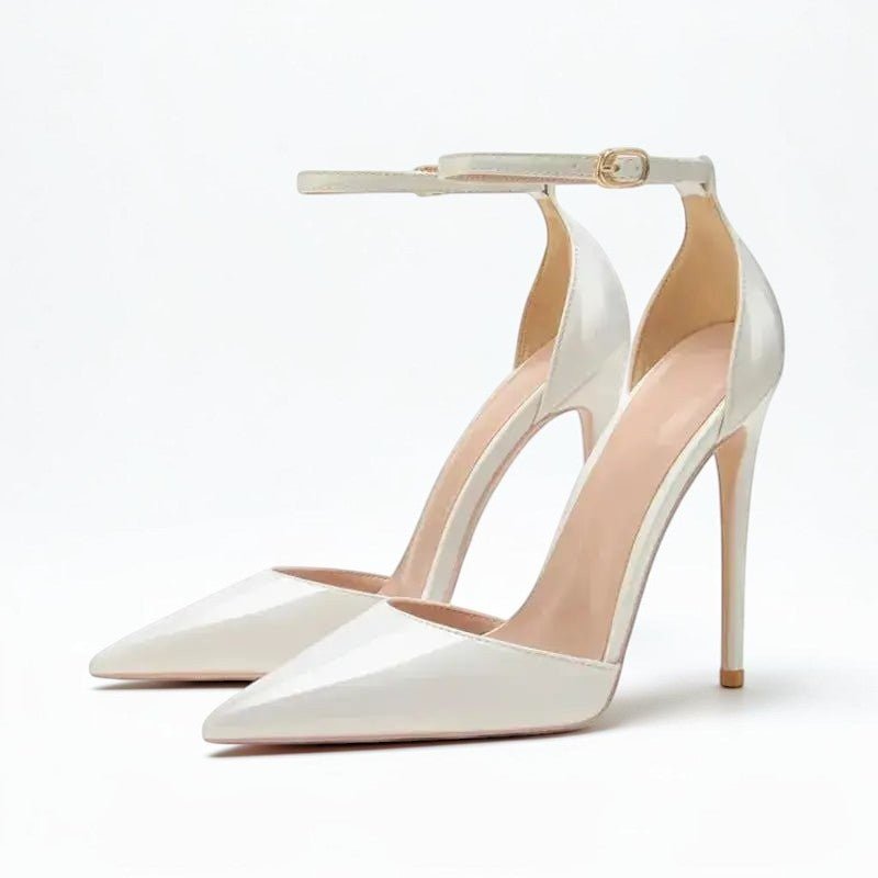 Pointed toe ankle strap heel - Dikova