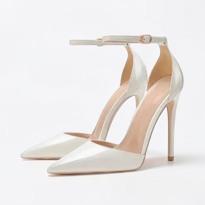Pointed toe ankle strap heel - Dikova