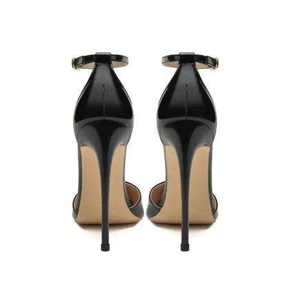 Pointed toe ankle strap heel - Dikova