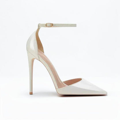 Pointed toe ankle strap heel - Dikova
