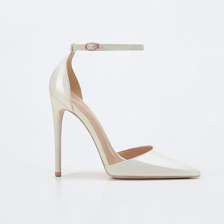 Pointed toe ankle strap heel - Dikova