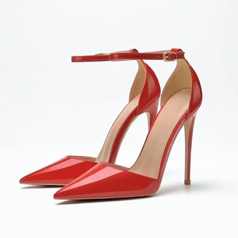 Pointed toe ankle strap heel - Dikova