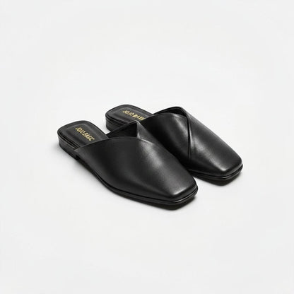 Pointed toe flat mules - Dikova