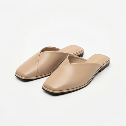 Pointed toe flat mules - Dikova