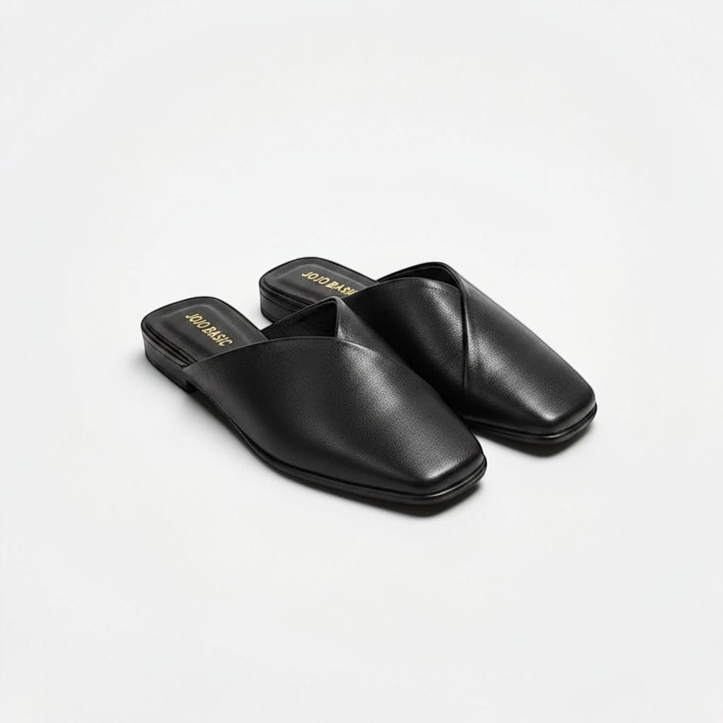 Pointed toe flat mules - Dikova