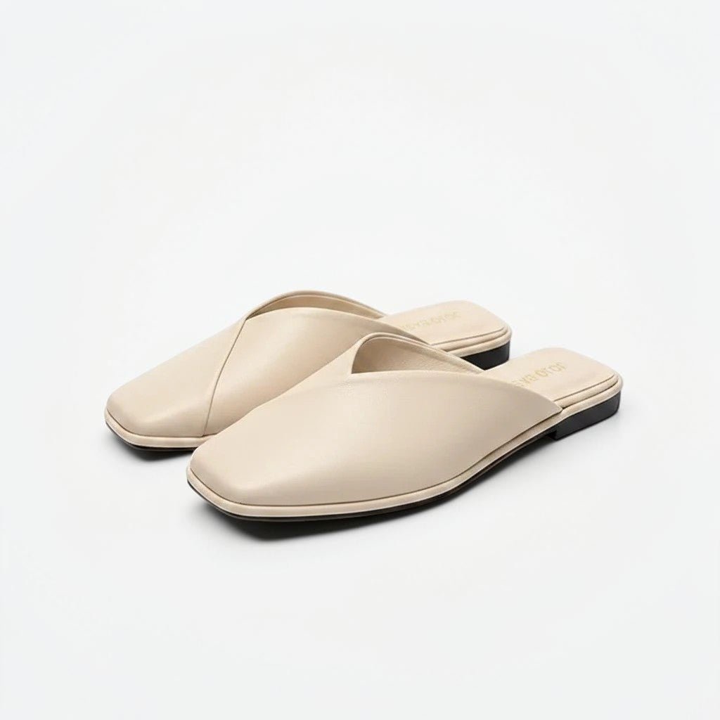Pointed toe flat mules - Dikova